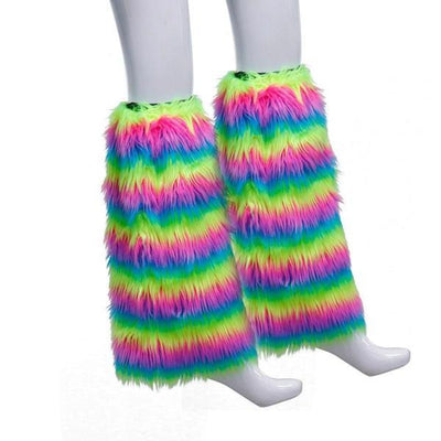 Pride Fluffy Boot Covers - Trending Gay