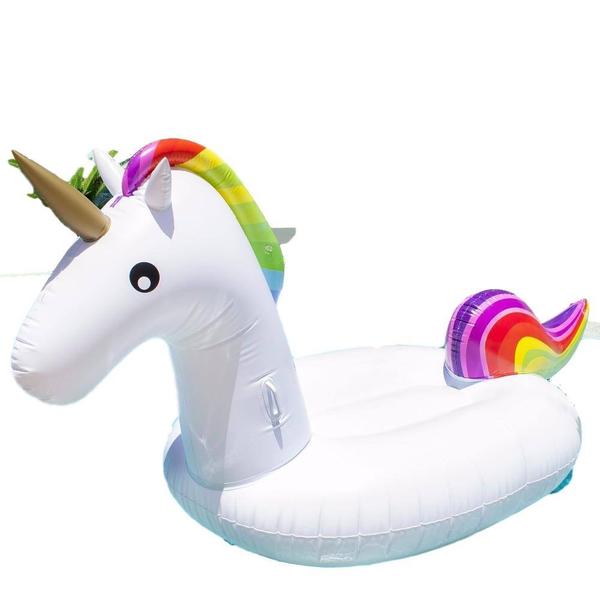 Pride Giant Inflatable Unicorn Pool Float - Trending Gay