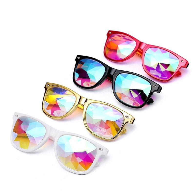 Ray Ban Style Kaleidoscope Rave Rainbow Diffraction Festival Glasses - Trending Gay
